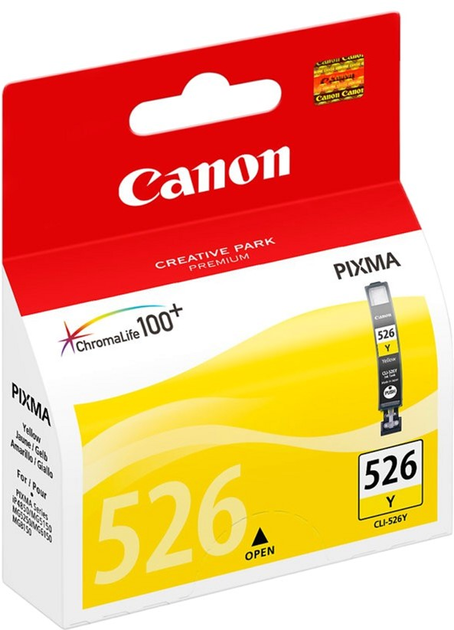 Tusz Canon CLI-526Y Yellow (4960999670058) - obraz 1