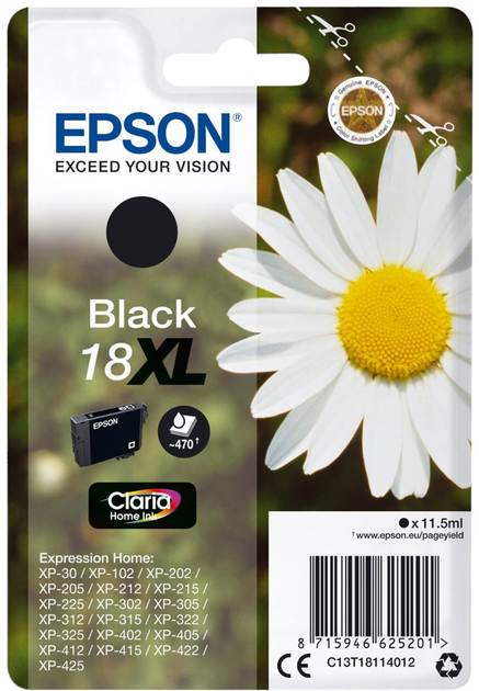 Tusz Epson 18XL Black (8715946625201) - obraz 1