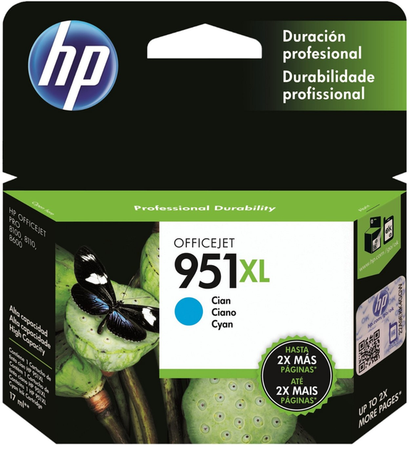 Картридж HP 951XL Cyan (886111748921) - зображення 1