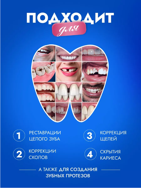 Клей в гранулах для ремонта зубов средство для временного наполнения ...