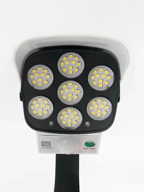 Мощный муляж камеры Solar Sensor Light уличный фонарь в виде камеры на солнечной батарее с пультом (SSL123) - изображение 12