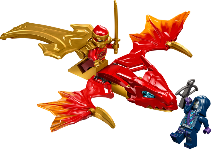 Конструктор LEGO NINJAGO Атака повсталого дракона Кая 24 деталей (71801 ...