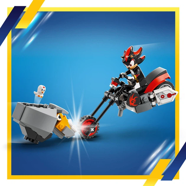 Конструктор LEGO Sonic Еж Шедоу. Побег 196 деталей (76995
