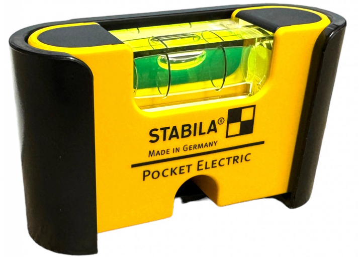 Кишеньковий міні рівень Pocket Electric Stabila з магнітом в кожусі (D-76855) - зображення 3