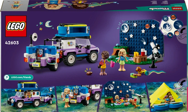 Zestaw klocków LEGO Friends Kamper z mobilnym obserwatorium gwiazd 364 elementy (42603) - obraz 2