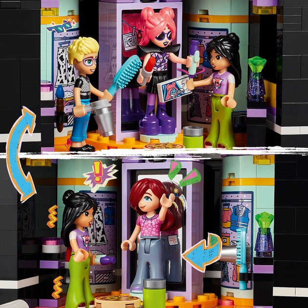 Zestaw klocków LEGO Friends Autobus koncertowy gwiazdy popu 845 elementów (42619) - obraz 5