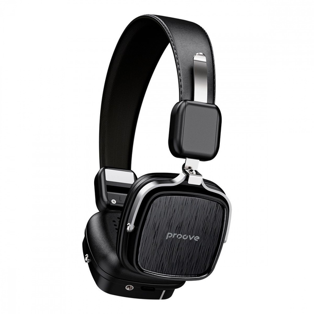 Беспроводные накладные наушники лопухи Proove 70's Classic black ...
