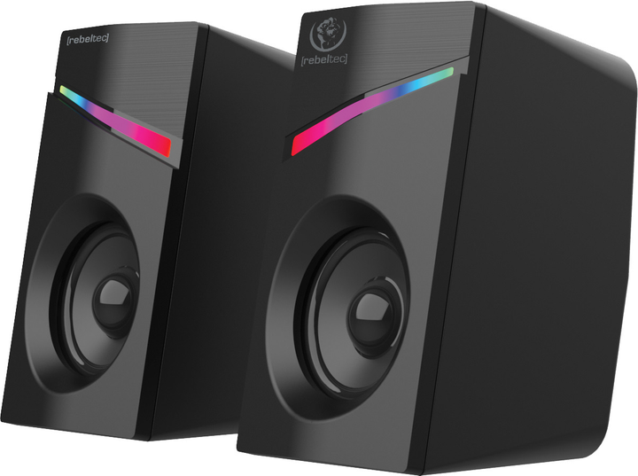 Компьютерные колонки Rebeltec Pop 2.0 Black (RBLGLO00047) - изображение 1