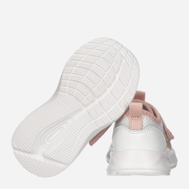 Sneakersy dziecięce dla dziewczynki na rzepy Calvin Klein Jeans Low Cut Sneaker V1A9-80801-1697X134 28 Biały/Różowy (8052578509883) - obraz 5