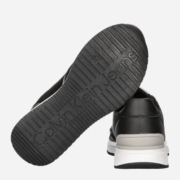 Підліткові кросівки для хлопчика Calvin Klein Jeans Low Cut Lace-Up Sneaker V3X9-80892-1695999 36 Чорні (8052578526460) - зображення 5