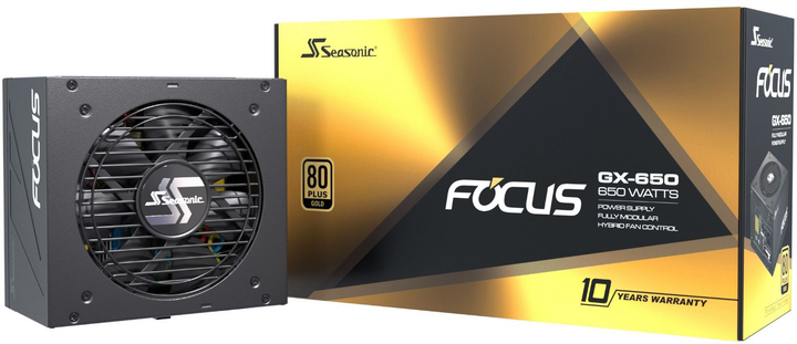 Zasilacz Seasonic Focus Gold GX-650 650 W (FOCUS-GX-650) - obraz 10
