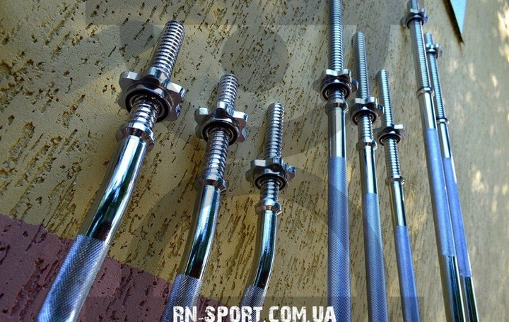 Лава для жиму з тягою + 4 грифі + Металеві диски RN-Sport 65кг - зображення 8