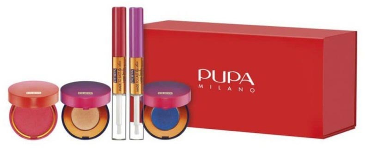 Zestaw kosmetyków dekoracyjnych Pupa Milano My Fabulous Beauty Box cień do powiek 2 x 2.5 g + błyszczyk do ust 2 x 4 ml + róż do policzków 4 g (8011607367528) - obraz 1