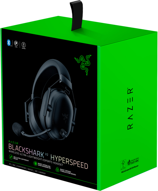 Наушники Razer Blackshark V2 HyperSpeed Wireless Black (RZ04