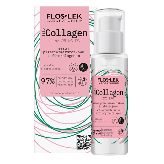 Сироватка Floslek fitoCollagen Pro Age з фітоколагеном проти зморшок 30 мл (5905043022079) - зображення 1