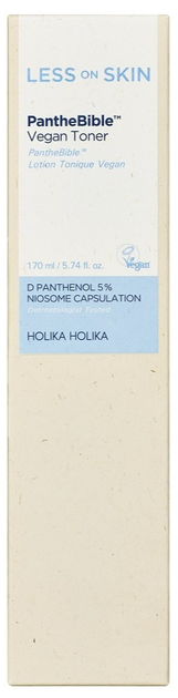 Тонік Holika Holika Less On Skin Panthebible Vegan Toner для щоденного застосування 170 мл (8806334390938) - зображення 1