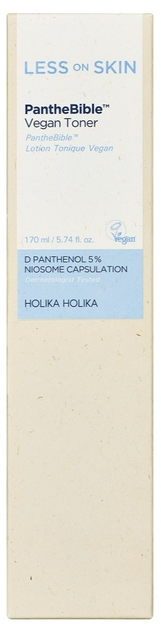 Тонік Holika Holika Less On Skin Panthebible Vegan Toner для щоденного застосування 170 мл (8806334390938) - зображення 1