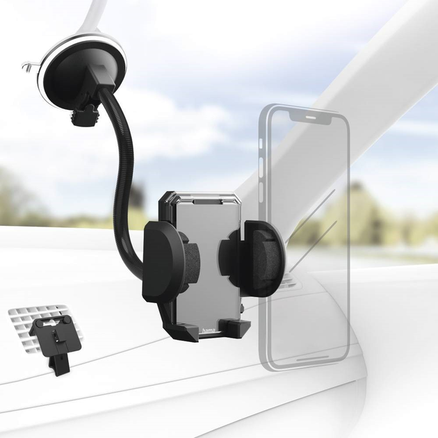 Автотримач Hama Uniwersalny na telefon 4-11 cm (4047443488299) - зображення 4