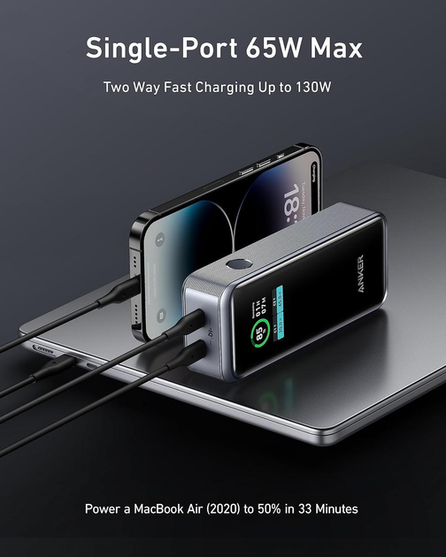 Внешний аккумулятор Anker Prime Power Bank 12 000 мАч мощностью 130 Вт, Black – фото, отзывы, характеристики в интернет-магазине ROZETKA от продавца: БрайтВолт | Купить в Украине: Киеве, Харькове, Днепре, Одессе, Запорожье, Львове Внешний аккумулятор Anker Prime Power Bank 12 000 мАч мощностью 130 Вт, Black – фото, отзывы, характеристики в интернет-магазине ROZETKA от продавца: БрайтВолт | Купить в Украине: Киеве, Харькове, Днепре, Одессе, Запорожье, Львове