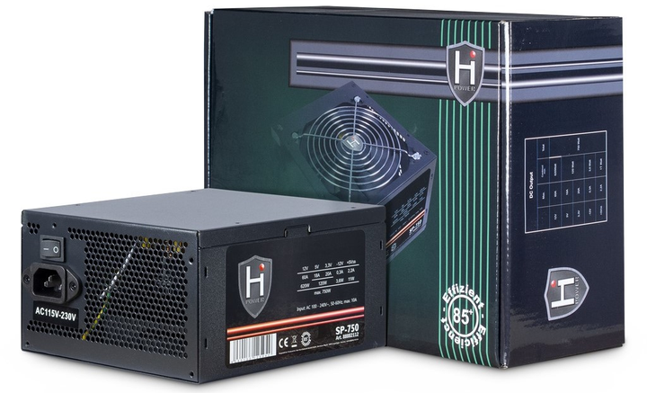 Блок живлення Inter-Tech HiPower SP-750 750 Вт (88882112) - зображення 3