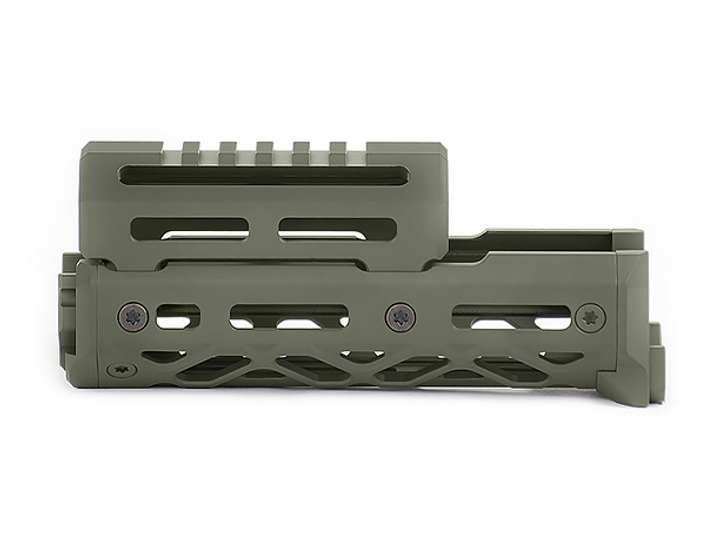 Короткое цевье  Крук CRC 1U040 ODGreen с креплением M-Lok - изображение 1