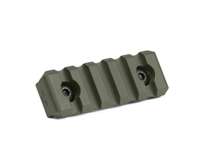 Планка Пикатинни КРУК CRC 9013 ODGreen на 5 слотов с креплением M-Lok - изображение 1