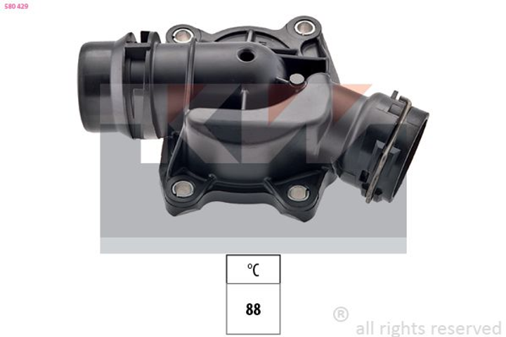 580 429 KW Термостат (аналог EPS 1.880.429/Facet 7.8429 ) - изображение 1