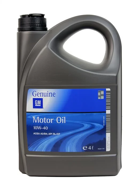 Олива моторна GM 10W-40 4л - Фото 1 Олива моторна GM 10W-40 4л - изображение 1