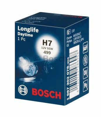 Лампа накаливания, фара дальнего света BOSCH 1987302078 - изображение 8