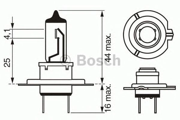 Лампа накаливания, фара дальнего света BOSCH 1987302078 - изображение 9