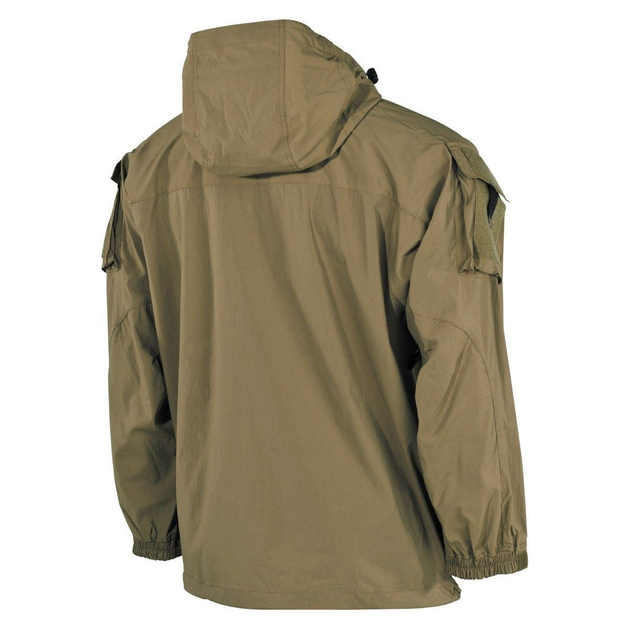 Мужская куртка демисезонная с капюшоном US Gen III Level 5 MFH Coyote S Kali AI071 из водонепроницаемого и ветронепродуваемого дышащего материала - изображение 2