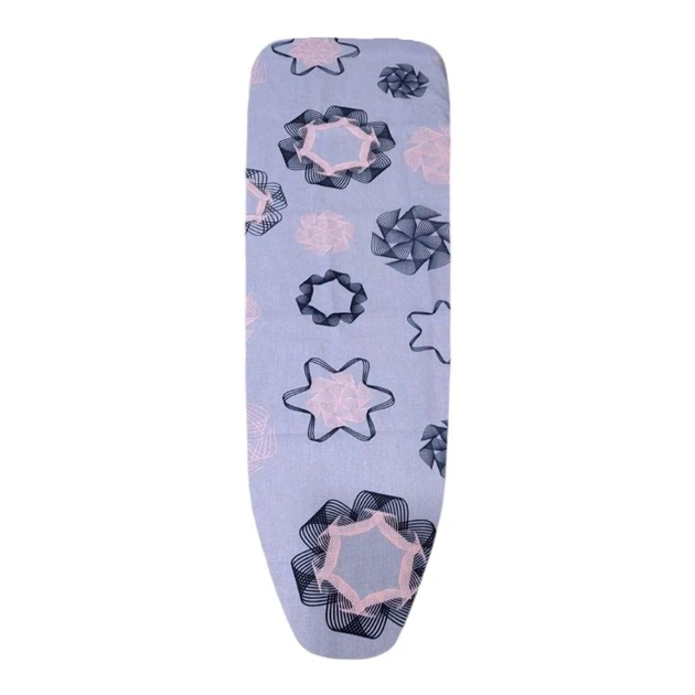 Сменный чехол на гладильную доску BrightPrints без основы #7 Rose-Black Spirals On Blue 130х48 см - изображение 2
