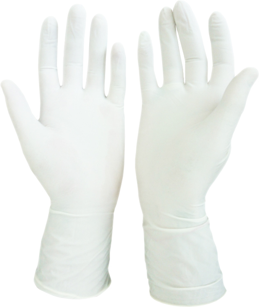 Перчатки хирургические латексные стерильные, текстурированные Medicom SafeTouch Clean Bi-Fold опудренные 50 пар № 7 (1133-C) - изображение 2