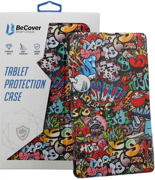 Чехол для планшета BeCover Smart Case для Apple iPad 10.9" 2022/2024/iPad 11" (А16) 2025 Graffiti (BC_709198) - Фото 1 Чехол для планшета BeCover Smart Case для Apple iPad 10.9" 2022/2024/iPad 11" (А16) 2025 Graffiti (BC_709198) - изображение 1