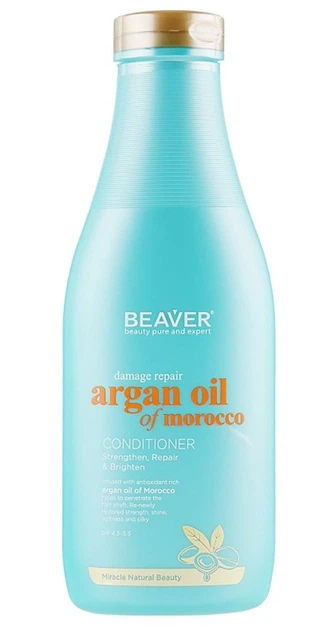Відновлюючий кондиціонер для пошкодженого волосся з арганової Beaver Conditioner Argan Oil 730 мл - Фото 1 Відновлюючий кондиціонер для пошкодженого волосся з арганової Beaver Conditioner Argan Oil 730 мл - зображення 1