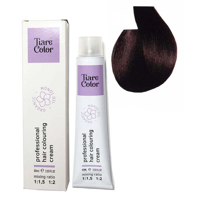 6.52 Крем-краска для волос TIARE COLOR Hair Colouring Cream 60 мл - Фото 1 6.52 Крем-краска для волос TIARE COLOR Hair Colouring Cream 60 мл - изображение 1