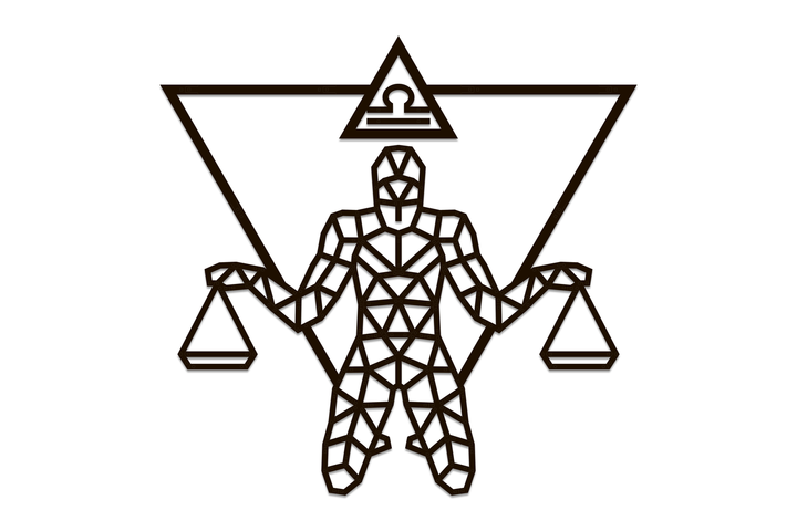 Пазл EWA интерьерный деревянный на стену ZODIAC SIGNS: LIBRA 74,3х71,7х0,7см. 273эл. Знаки зодиака: Весы - изображение 4