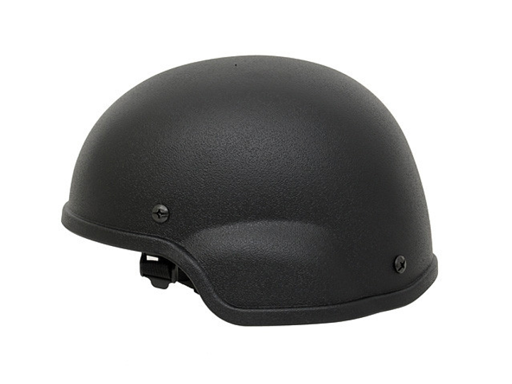 Страйкбольный шлем MICH 2000 версия "light" – BLACK [8FIELDS] (для страйкбола) - изображение 2