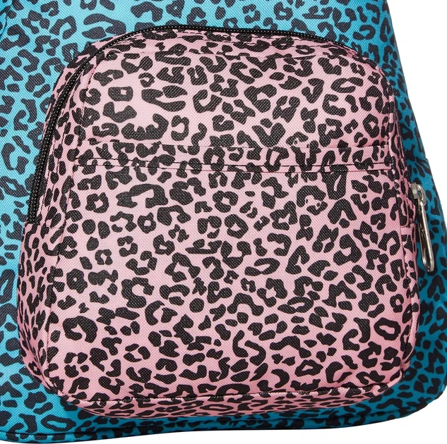 Жіночий рюкзак Jansport Half Pint JS00TDH666Z бірюзовий з рожевим - Фото 4 Жіночий рюкзак Jansport Half Pint JS00TDH666Z бірюзовий з рожевим - зображення 4