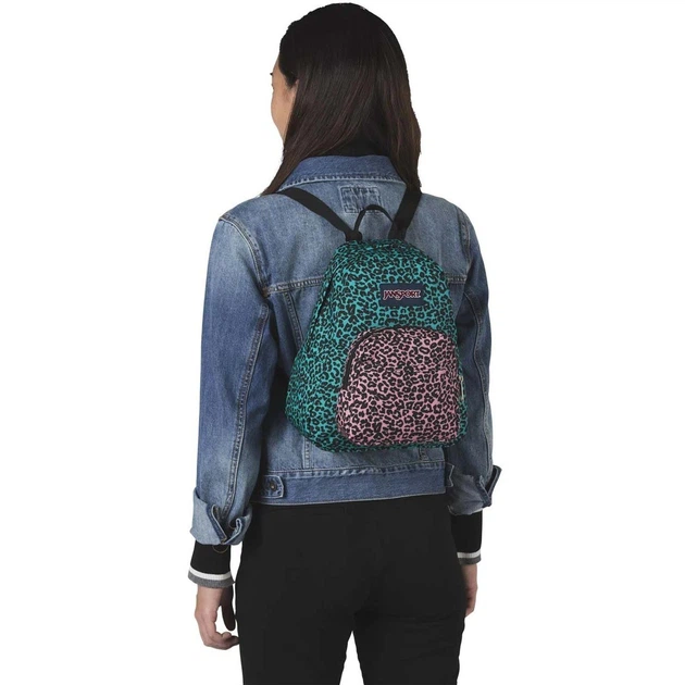 Жіночий рюкзак Jansport Half Pint JS00TDH666Z бірюзовий з рожевим - Фото 7 Жіночий рюкзак Jansport Half Pint JS00TDH666Z бірюзовий з рожевим - зображення 7