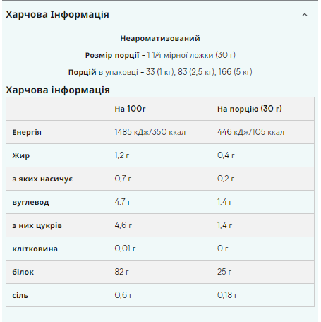 Slow-Release Casein - 1000g Unflowered - зображення 2