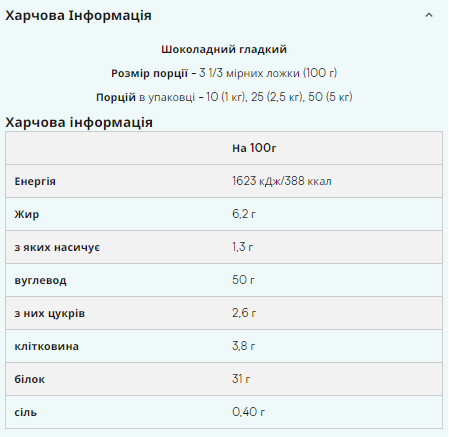 Impact Weight Gainer V2 - 2500g Chocolate Smooth - Фото 2 Impact Weight Gainer V2 - 2500g Chocolate Smooth - зображення 2