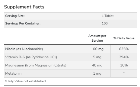 Melatonin 1 mg - 100 tabs - изображение 3