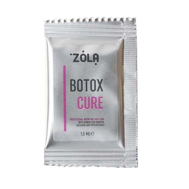 ZOLA Botox Cure Ботокс для брів та вій в сaше, 1,5 мл х 10 шт - зображення 2