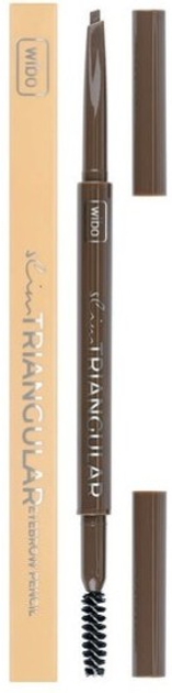 Олівець для брів Wibo Slim Triangular Eyebrow Pencil з трикутним стрижнем 1 Soft Brown (5901801670513) - зображення 1