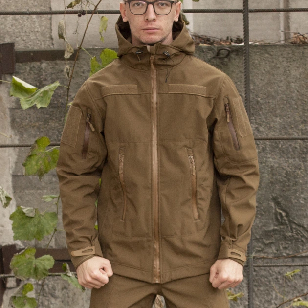 Костюм на флісі Soft Shell 3XL розмір койот - зображення 5
