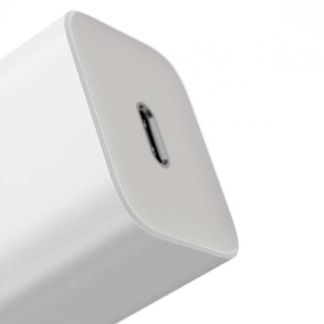 Мережевний зарядний пристрій МЗП Baseus Super Silicone Quick Charger 20W (Type-C) + With Cable Type-C to Lightning Чорний - зображення 2