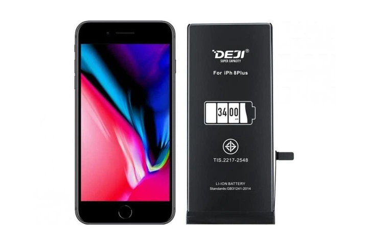 Усиленный аккумулятор DEJI (3400 mAh) для iPhone 8 Plus + Набор инструментов High Copy - Фото 4 Усиленный аккумулятор DEJI (3400 mAh) для iPhone 8 Plus + Набор инструментов High Copy - изображение 4