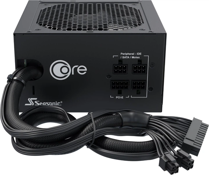 Zasilacz Seasonic Core GM-500 Gold 500 W - Zdjęcie 4 Zasilacz Seasonic Core GM-500 Gold 500 W - obraz 4