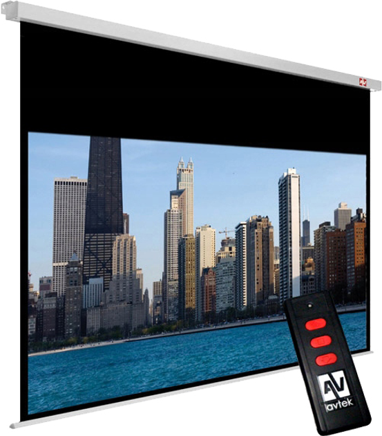 Ekran projekcyjny Avtek 16:9 CINEMA ELECTRIC 240 x 200 cm (5907731313742) - obraz 1